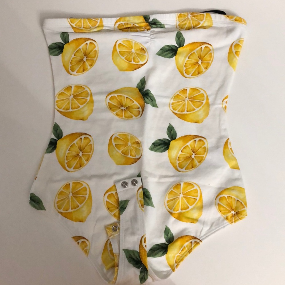 Lemon design bodysuit